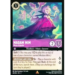 Carta Foil Madame Mim - Rival of Merlin | Disney Lorcana #048/204·EN·2