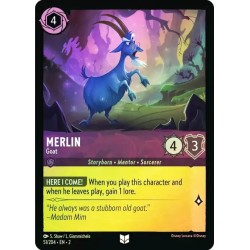 Carta Foil Merlin - Goat | Disney Lorcana #051/204·EN·2