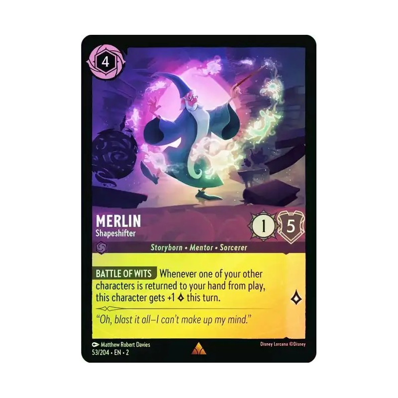 Carta Foil Merlin - Shapeshifter | Disney Lorcana #053/204·EN·2