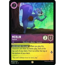 Carta Foil Merlin - Squirrel | Disney Lorcana #054/204·EN·2