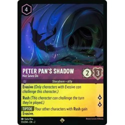 Carta Foil Peter Pan's Shadow - Not Sewn On | Lorcana #055/204·EN·2