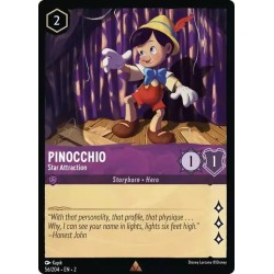 Carta Pinocchio - Star Attraction | Disney Lorcana #056/204·EN·2