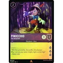 Carta Foil Pinocchio - Star Attraction | Disney Lorcana #056/204·EN·2