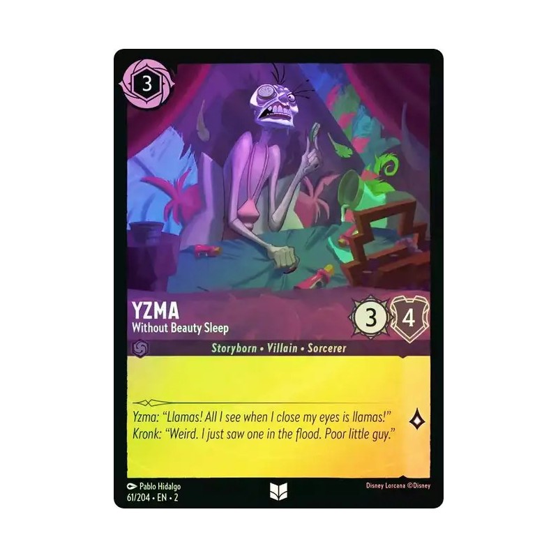 Carta Foil Yzma - Without Beauty Sleep | Disney Lorcana #061/204·EN·2