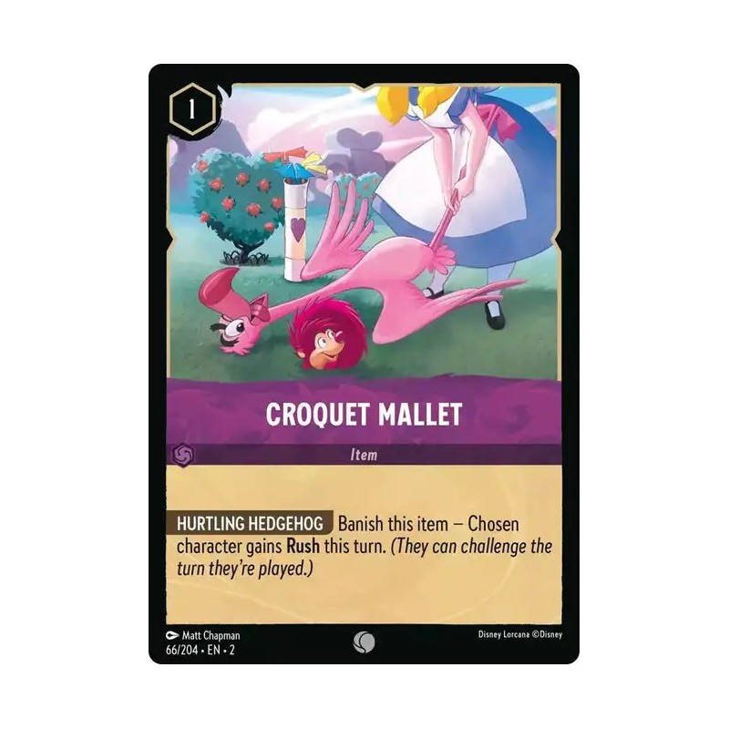 Carta Croquet Mallet | Disney Lorcana #066/204·EN·2