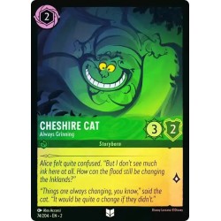 Carta Foil Cheshire Cat - Always Grinning Disney Lorcana #074/204·EN·2