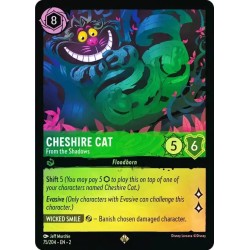 Carta Foil Cheshire Cat - From the Shadows Disney Lorcana 075/204·EN·2