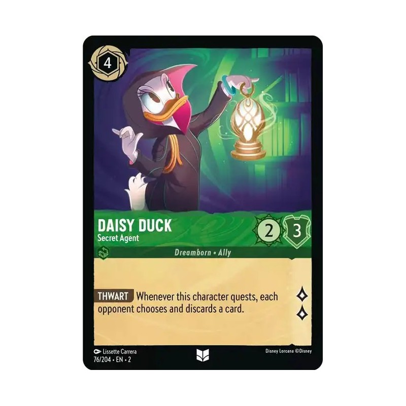 Carta Daisy Duck - Secret Agent | Disney Lorcana #076/204·EN·2