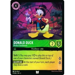 Carta Foil Donald Duck - Perfect Gentleman Disney Lorcana 077/204·EN·2