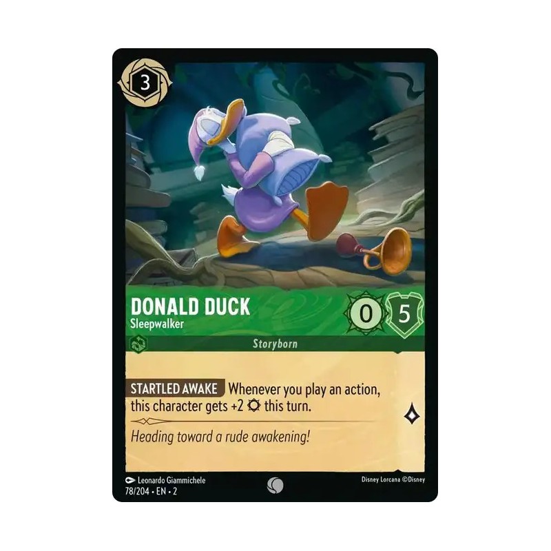 Carta Donald Duck - Sleepwalker | Disney Lorcana #078/204·EN·2