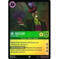 Carta Foil Dr. Facilier - Fortune Teller Disney Lorcana #079/204·EN·2