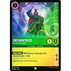 Carta Foil Enchantress - Unexpected Judge Disney Lorcana #080/204·EN·2