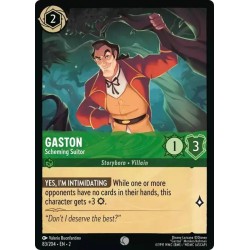 Carta Gaston - Scheming Suitor | Disney Lorcana #083/204·EN·2