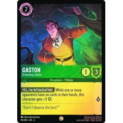 Carta Foil Gaston - Scheming Suitor | Disney Lorcana #083/204·EN·2