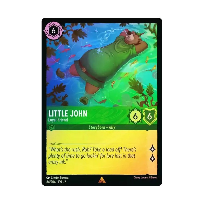 Carta Foil Little John - Loyal Friend | Disney Lorcana #084/204·EN·2