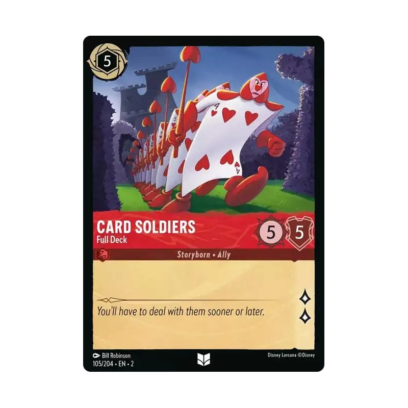 Carta Card Soldiers - Full Deck | Disney Lorcana #105/204·EN·2