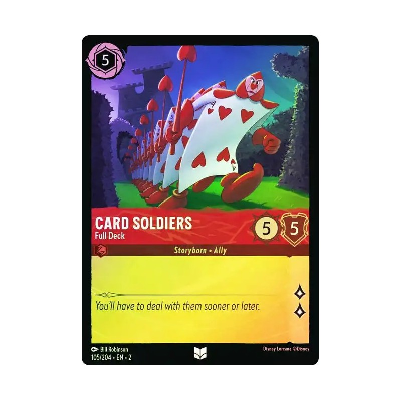 Carta Foil Card Soldiers - Full Deck | Disney Lorcana #105/204·EN·2