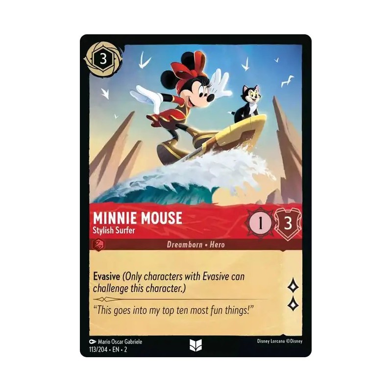 Carta Minnie Mouse - Stylish Surfer | Disney Lorcana #113/204·EN·2