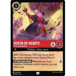 Carta Queen of Hearts - Sensing Weakness Disney Lorcana #120/204·EN·2