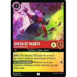 Carta Foil Queen of Hearts - Sensing Weakness | Lorcana #120/204·EN·2