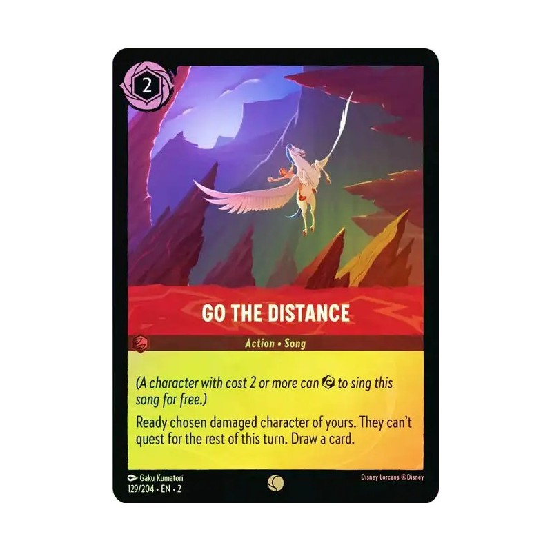 Carta Foil Go The Distance | Disney Lorcana #129/204·EN·2