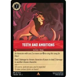 Carta Teeth and Ambitions | Disney Lorcana #130/204·EN·2