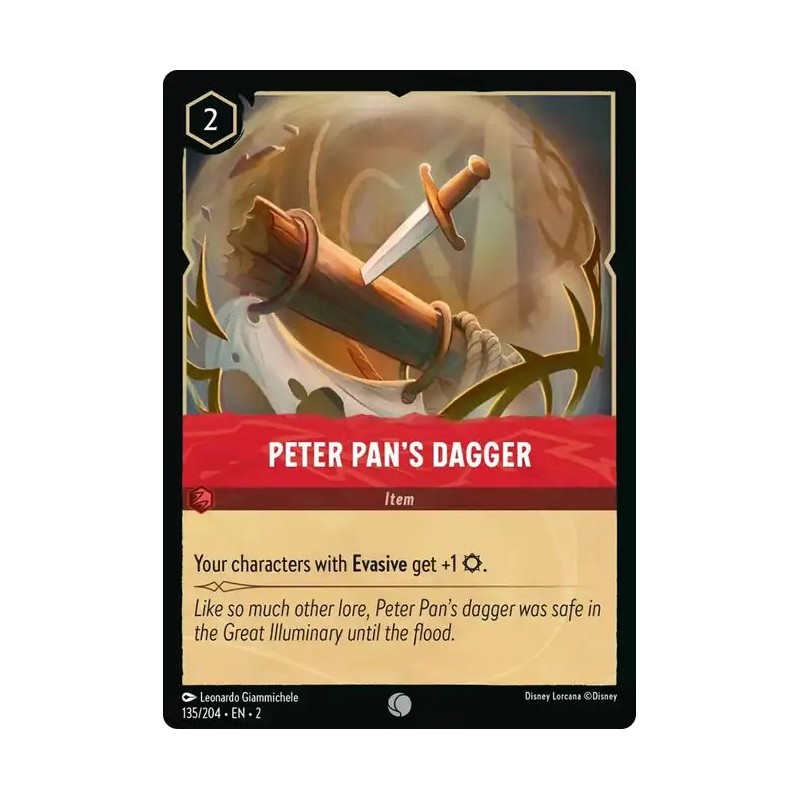 Carta Peter Pan's Dagger | Disney Lorcana #135/204·EN·2