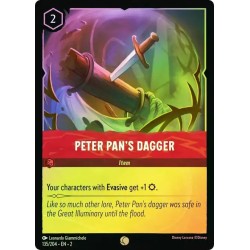 Carta Foil Peter Pan's Dagger | Disney Lorcana #135/204·EN·2