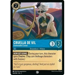 Carta Cruella De Vil - Fashionable Cruiser Disney Lorcana 144/204·EN·2