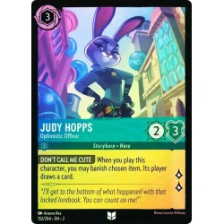 Carta Foil Judy Hopps Optimistic Officer | Disney Lorcana 152/204·EN·2