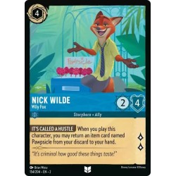 Carta Nick Wilde - Wily Fox | Disney Lorcana #154/204·EN·2