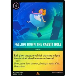 Carta Foil Falling Down The Rabbit Hole | Disney Lorcana #162/204·EN·2