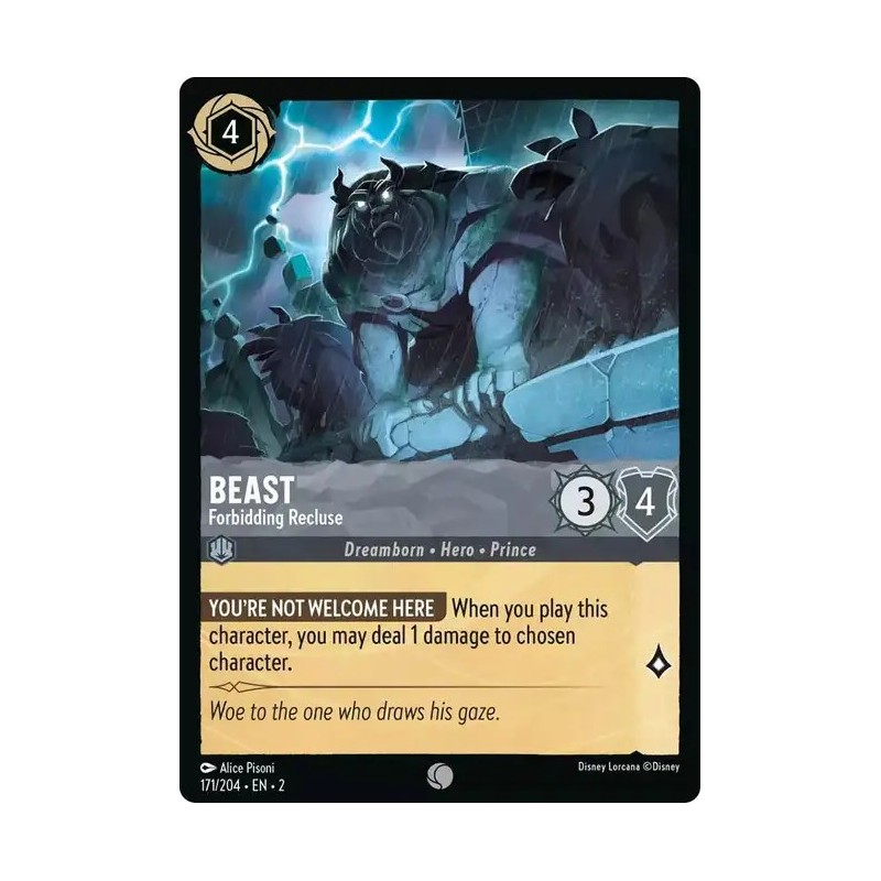 Carta Beast - Forbidding Recluse | Disney Lorcana #171/204·EN·2