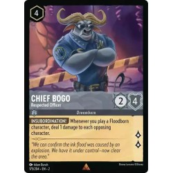 Carta Chief Bogo - Respected Officer | Disney Lorcana #175/204·EN·2