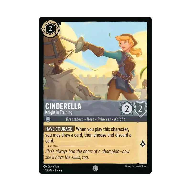 Carta Cinderella - Knight in Training | Disney Lorcana #176/204·EN·2