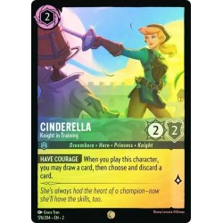 Carta Foil Cinderella - Knight in Training Disney Lorcana 176/204·EN·2