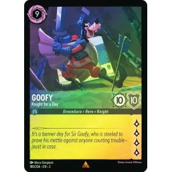 Carta Foil Goofy - Knight for a Day | Disney Lorcana #180/204·EN·2