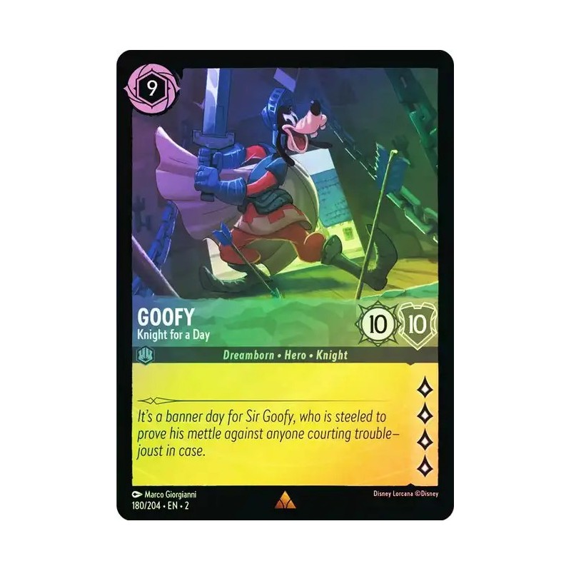 Carta Foil Goofy - Knight for a Day | Disney Lorcana #180/204·EN·2