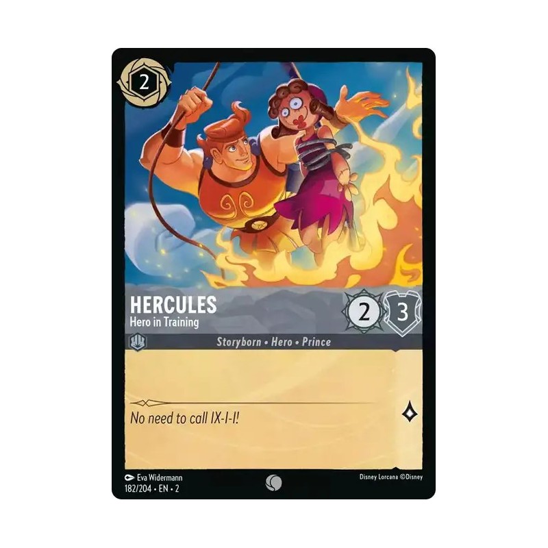 Carta Hercules - Hero in Training | Disney Lorcana #182/204·EN·2