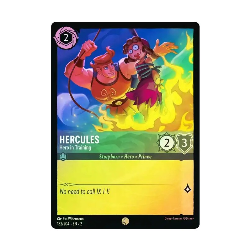 Carta Foil Hercules - Hero in Training | Disney Lorcana #182/204·EN·2