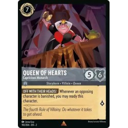 Carta Queen of Hearts - Capricious Monarch Disney Lorcana 192/204·EN·2