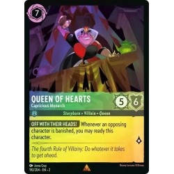 Carta Foil Queen of Hearts - Capricious Monarch Lorcana #192/204·EN·2