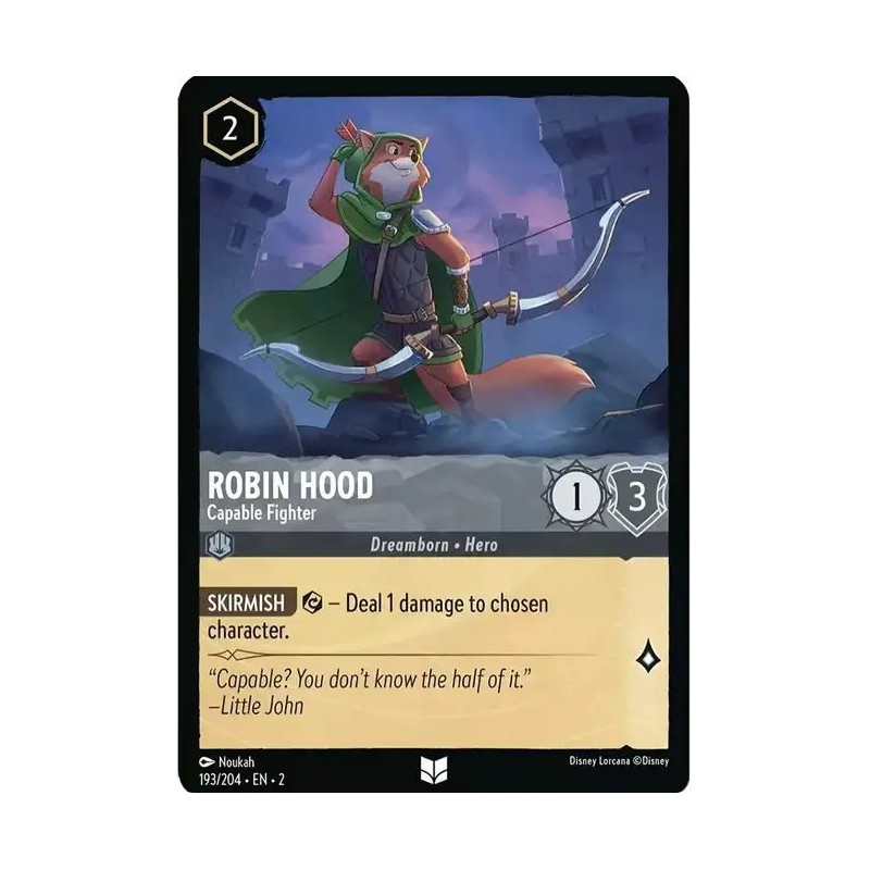 Carta Robin Hood - Capable Fighter | Disney Lorcana #193/204·EN·2