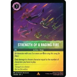 Carta Foil Strength of a Raging Fire | Disney Lorcana #201/204·EN·2