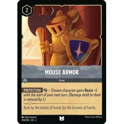 Carta Mouse Armor | Disney Lorcana #203/204·EN·2