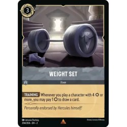 Carta Weight Set | Disney Lorcana #204/204·EN·2