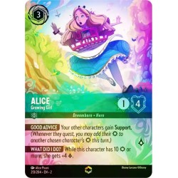 Carta Alice - Growing Girl | Disney Lorcana #213/204·EN·2