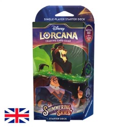 Mazo de Inicio Esmeralda-Acero Shimmering Skies Disney Lorcana INGLÉS