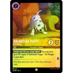 Carta Foil Dalmatian Puppy - Tail Wagger b | Lorcana #004b/204·EN·3