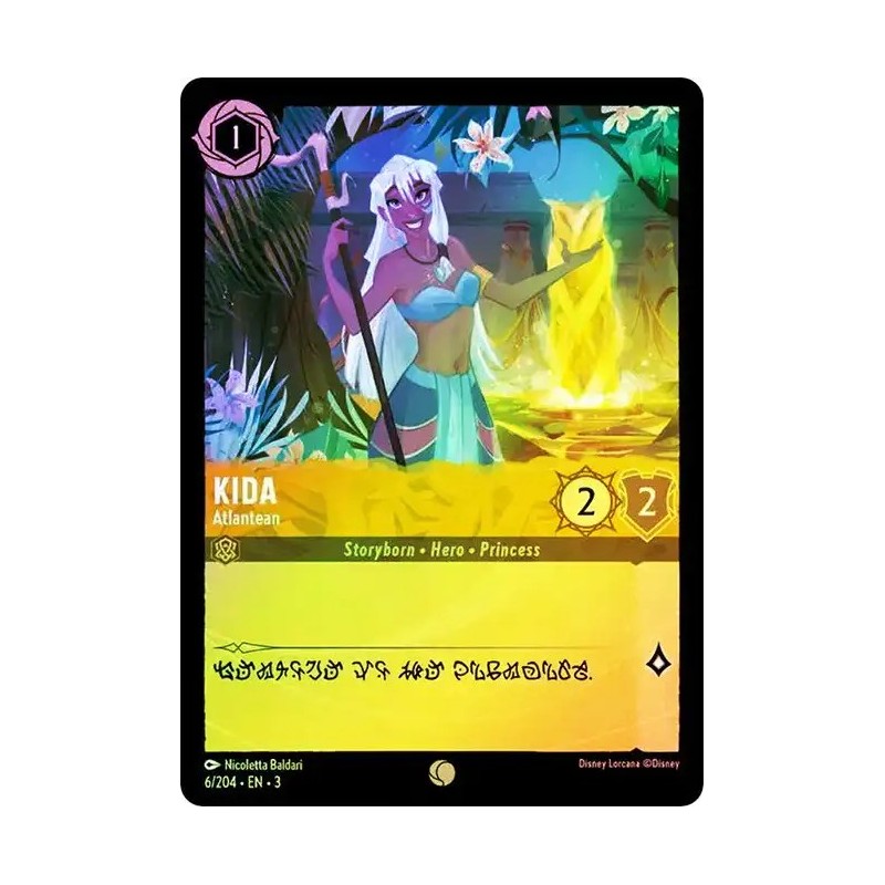 Carta Foil Kida - Atlantean | Disney Lorcana #006/204·EN·3